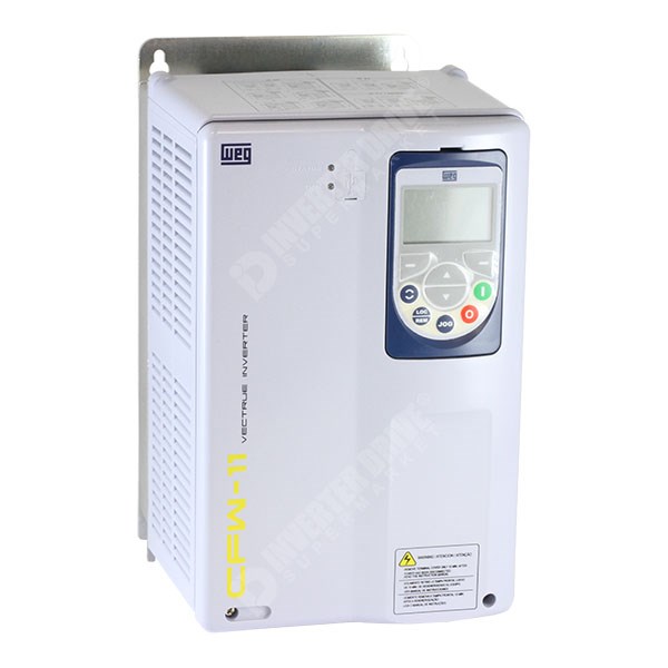 Photo of WEG CFW11 IP21 11kW/15kW 400V 3ph AC Inverter Drive, HMI, DBr, STO, C2 EMC