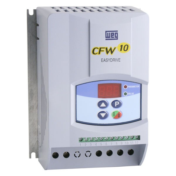 Photo of WEG CFW-10 IP20 1.5kW 230V 1ph to 3ph AC Inverter Drive, C3 EMC  