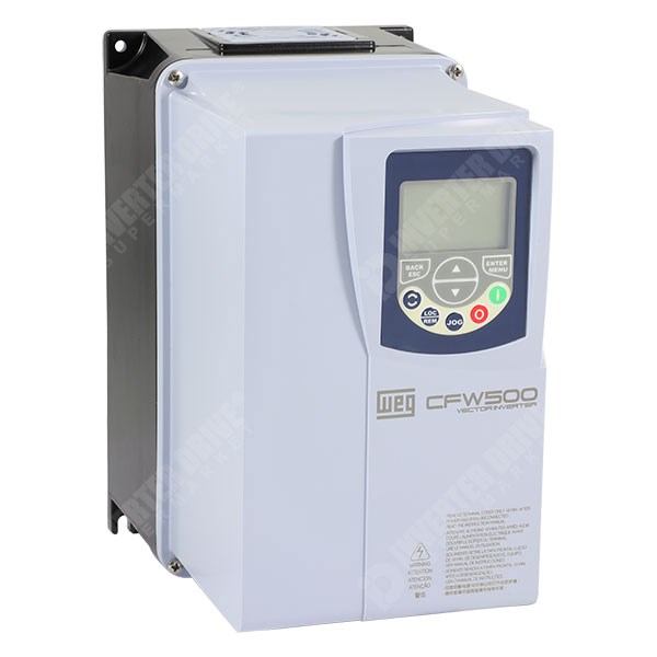 Photo of WEG CFW500 IP66 0.37kW 400V 3ph AC Inverter, DBr, C3 EMC, No I/O