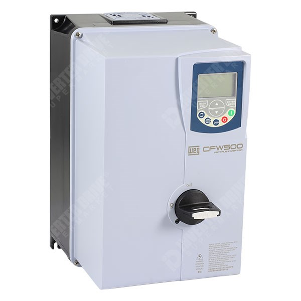 Photo of WEG CFW500 IP66 15kW 400V 3ph AC Inverter, DBr, SW, C3 EMC