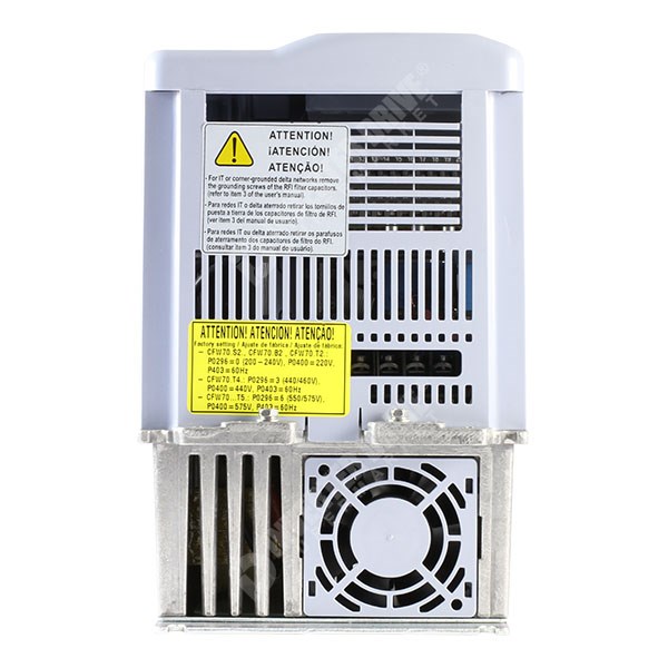 Photo of WEG CFW700 IP20 4kW/5.5kW 400V 3ph AC Inverter Drive, HMI, DBr, C3 EMC