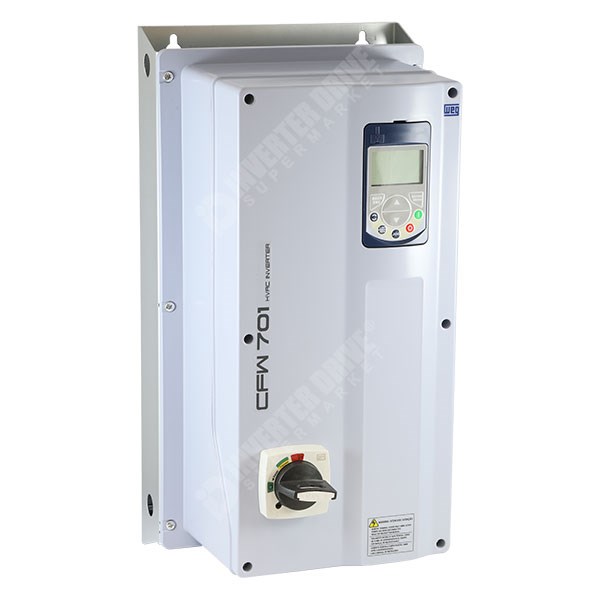 Photo of WEG CFW701 IP55 7.5kW/11kW 400V 3ph AC Inverter Drive, SW, DBr, C3 EMC