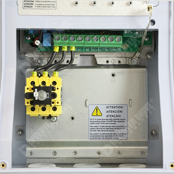 Photo of WEG CFW701 IP55 7.5kW/11kW 400V 3ph AC Inverter Drive, SW, DBr, C3 EMC