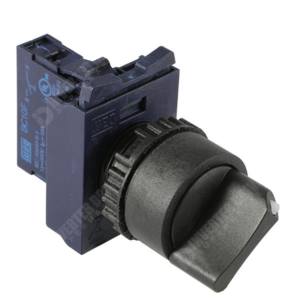 Photo of WEG CSW 2 Position Selector Switch, 90&#176;, 22mm with Flange and Normally Open Contact