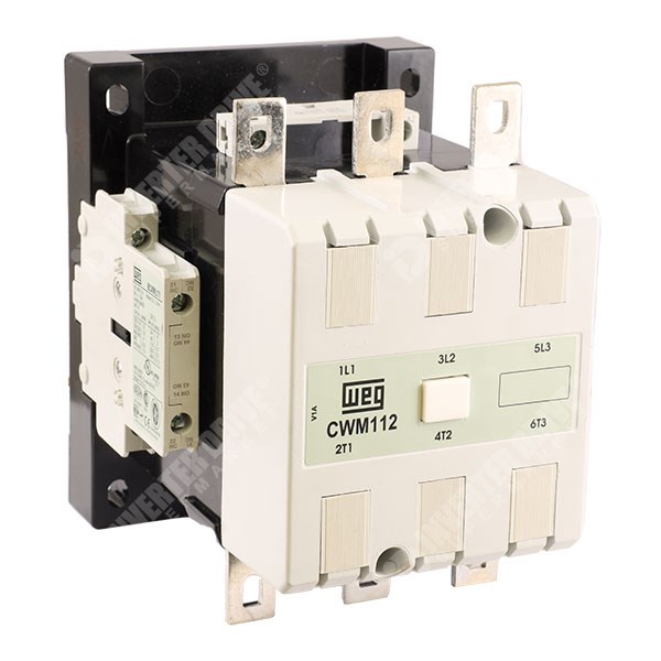 Photo of WEG CWM112 112A/180A 55kW/75kW 3P Contactor 2NO+2NC 110-130VAC/DC Coil