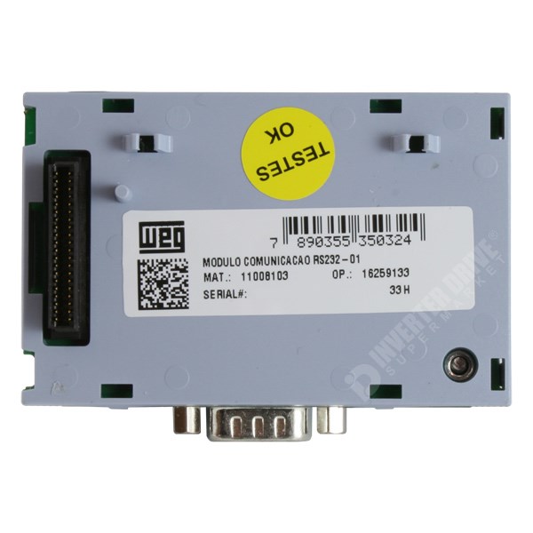 Photo of WEG RS232-01 - RS232C Communications Module for CFW-11 Inverters (Slot 3)